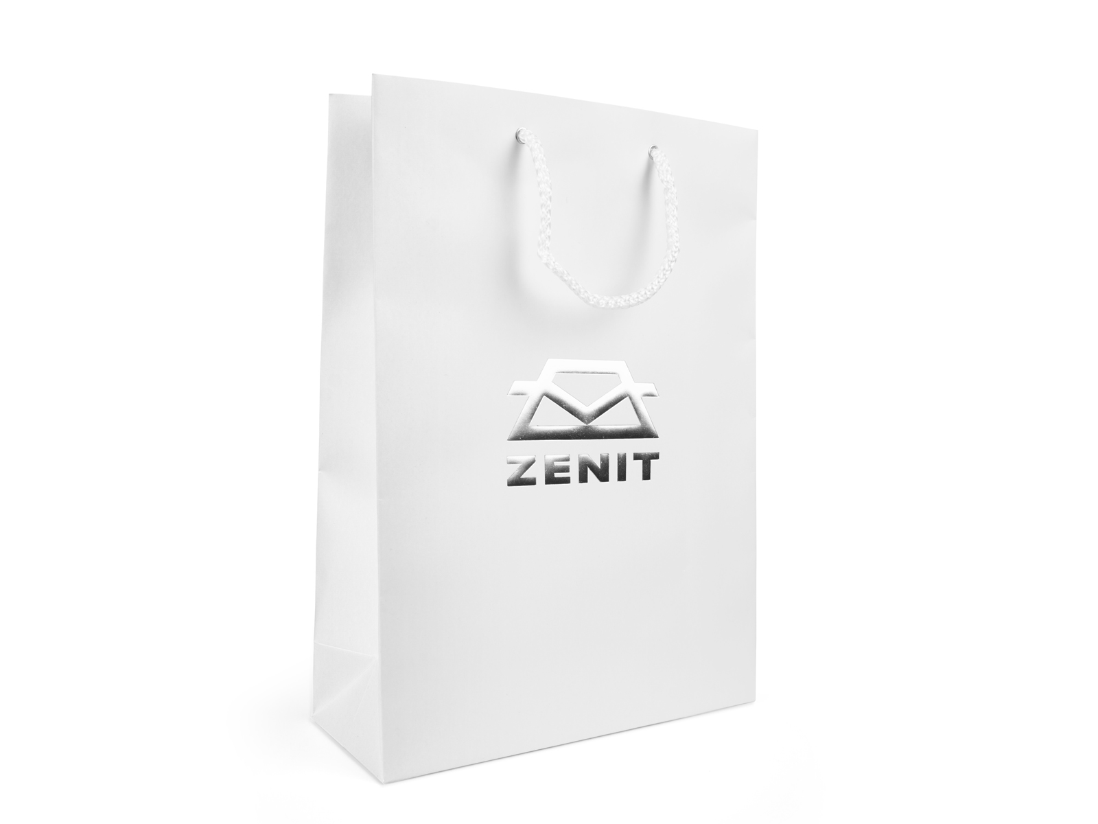Пакет бумажный с логотипом ZENIT